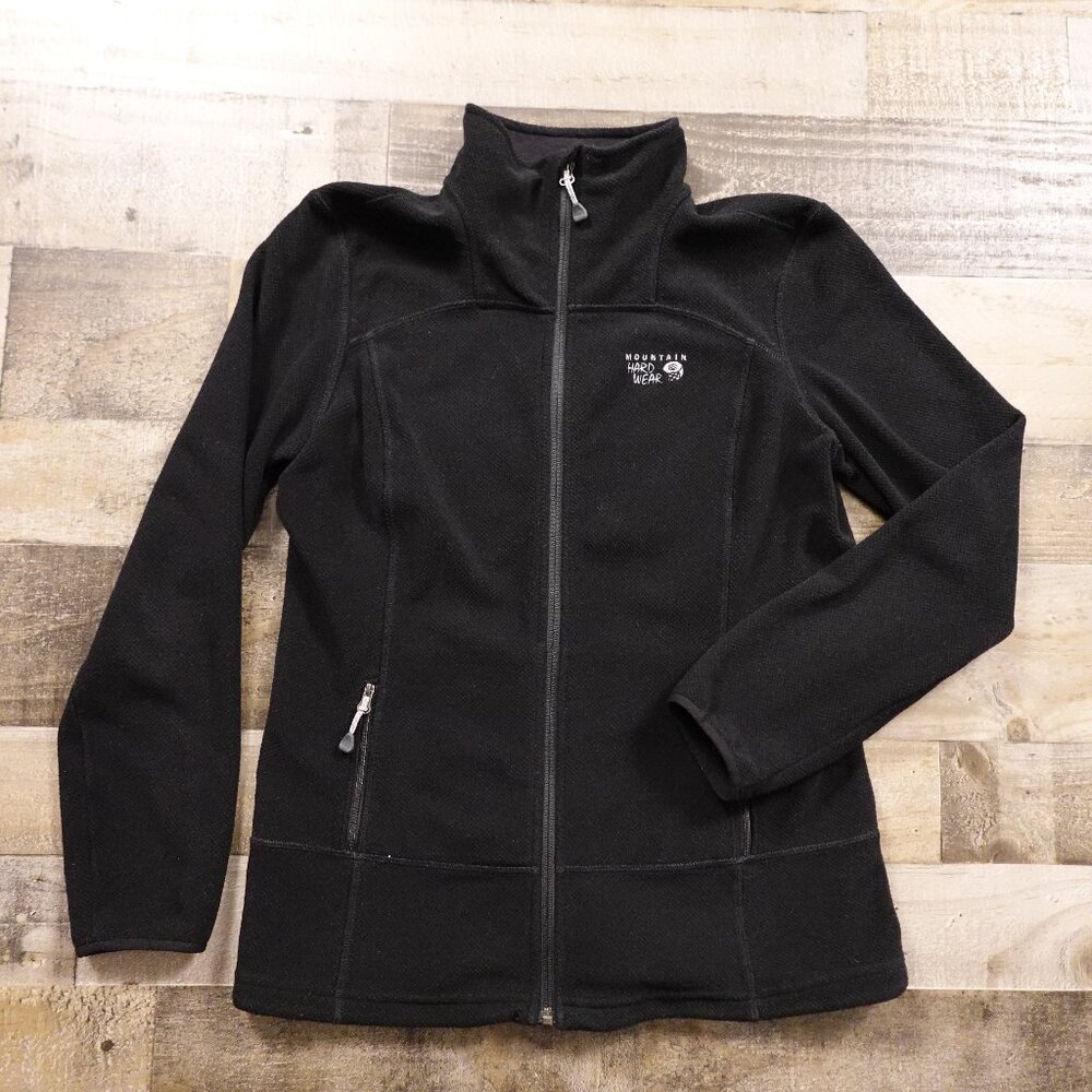 Mountain Hardwear Fleece Jacket Women’s‎ Small Black Full Zip